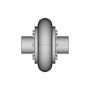 Elastic Coupling With Toroidal Shell 12 | CAD Model for Energy Systems_270_0_degree_snapshot