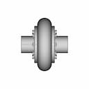 Elastic Coupling With Toroidal Shell 12 | CAD Model for Energy Systems_90_0_degree_snapshot