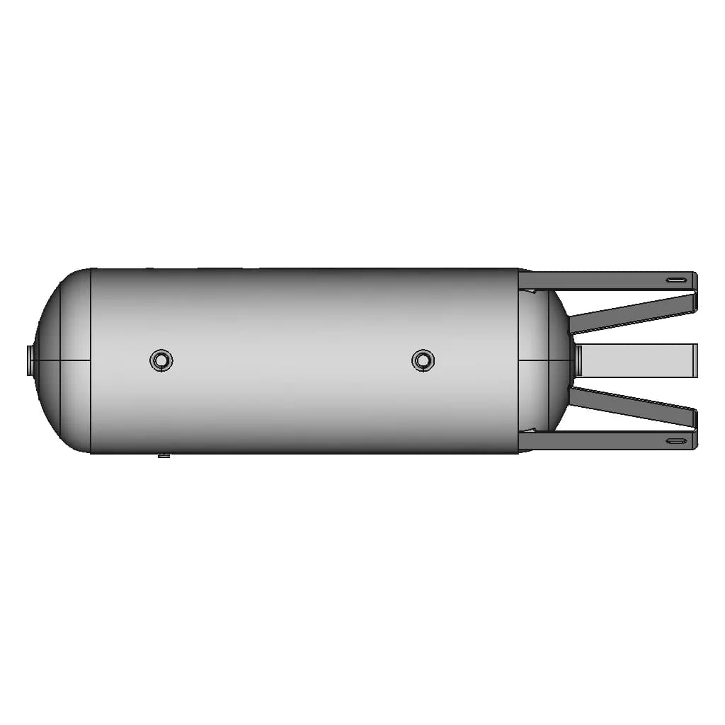 Compressed Air Tank 270L 1 | CAD Model for Energy Systems_0_0_degree_snapshot