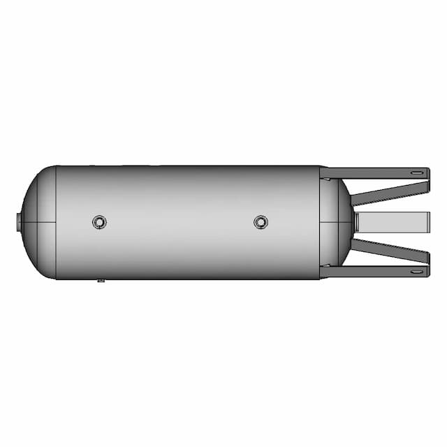 Compressed Air Tank 270L 1 | CAD Model for Energy Systems