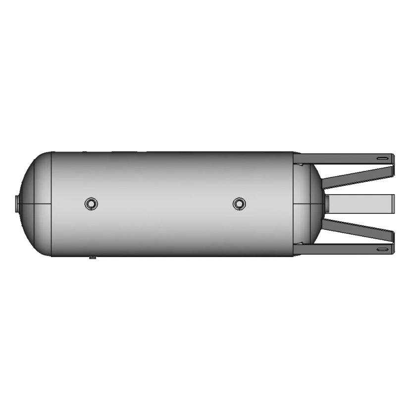 Compressed Air Tank 270L 1 | CAD Model for Energy Systems