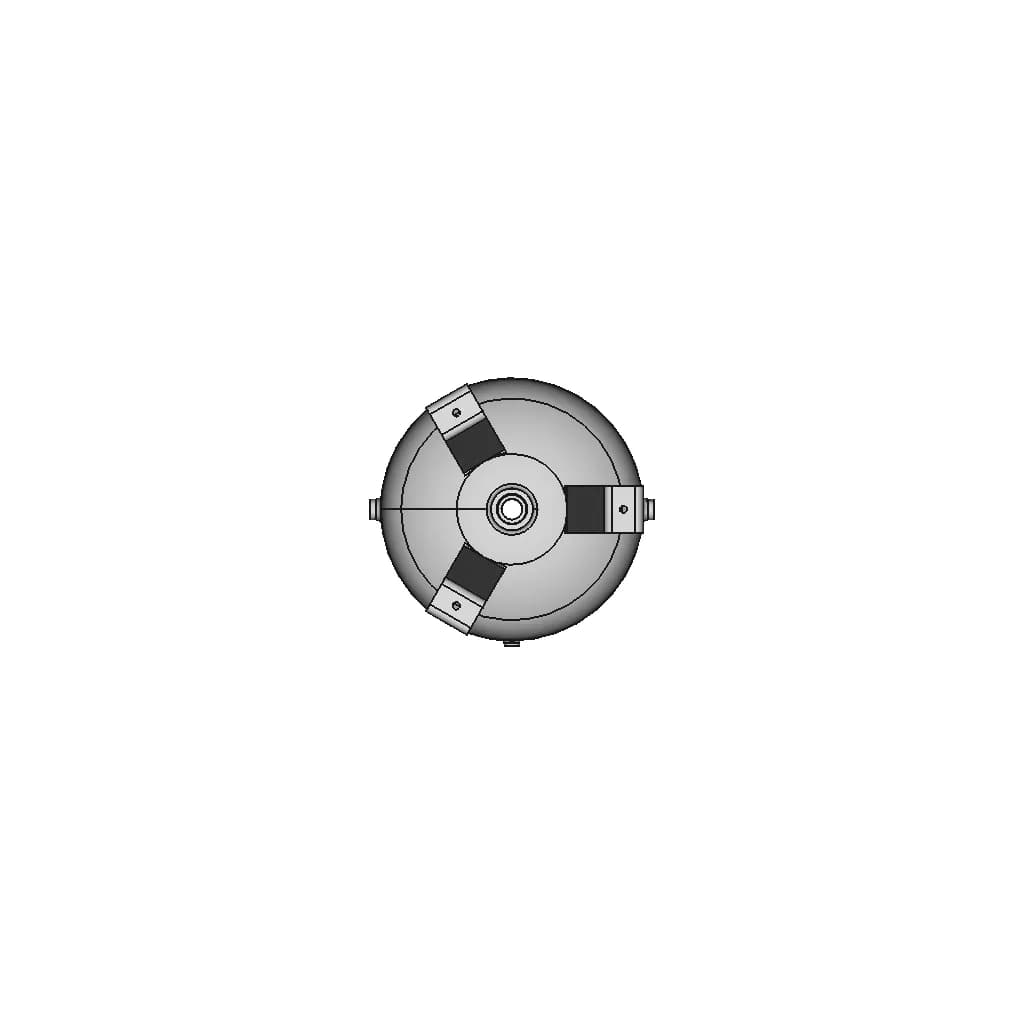 Compressed Air Tank 270L 1 | CAD Model for Energy Systems_0_90_degree_snapshot