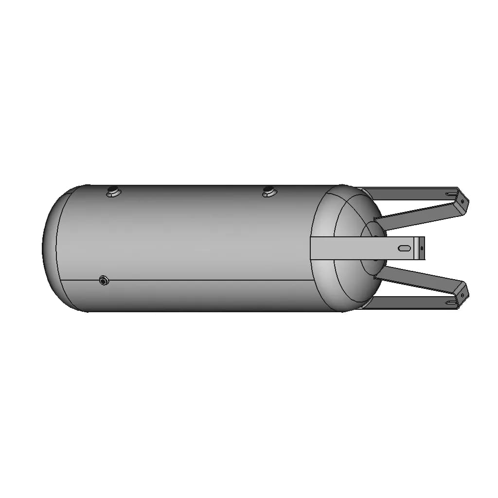 Compressed Air Tank 270L 1 | CAD Model for Energy Systems_60_30_degree_snapshot