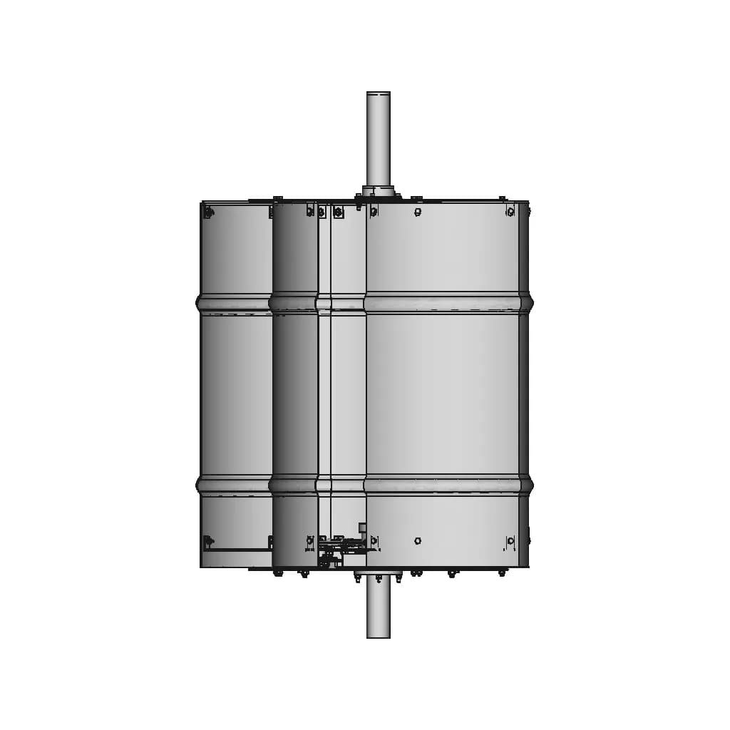 Studio Di Fusto Eolico Wind Barrel Study 1 | CAD Model for Energy Systems_0_90_degree_snapshot