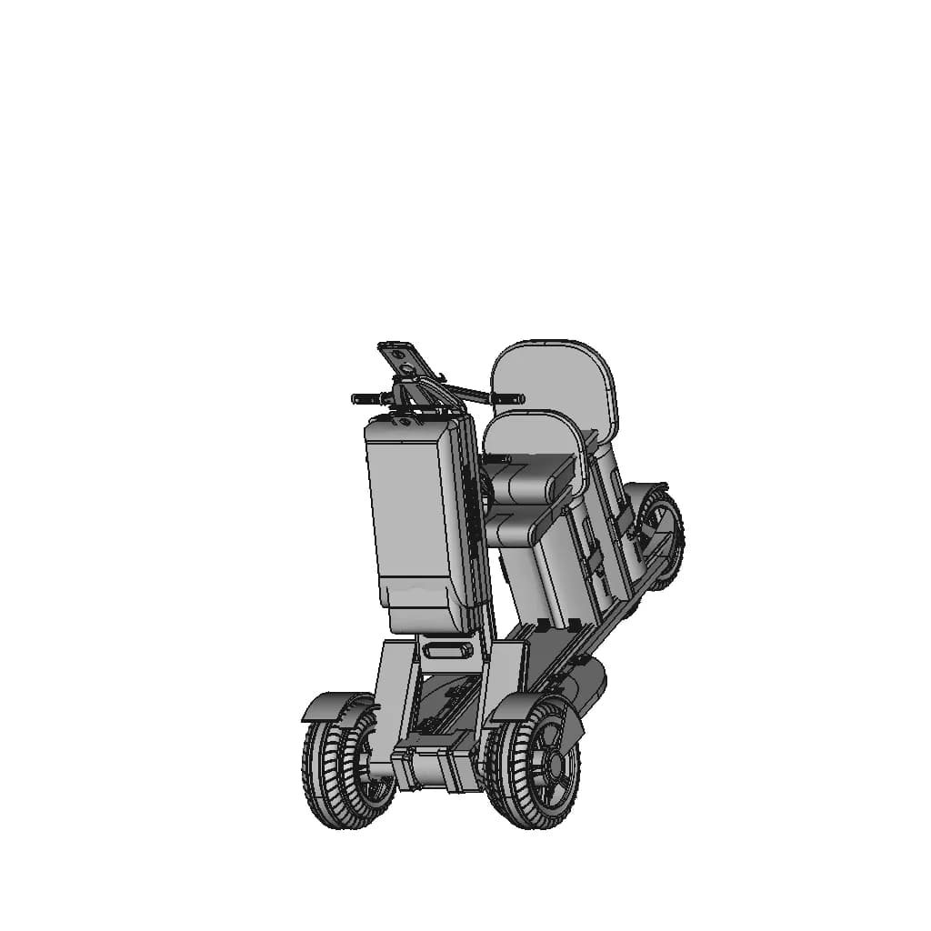 Azura Compact And Easy To Carry Micro Mobility | CAD Model for Energy Systems_60_30_degree_snapshot