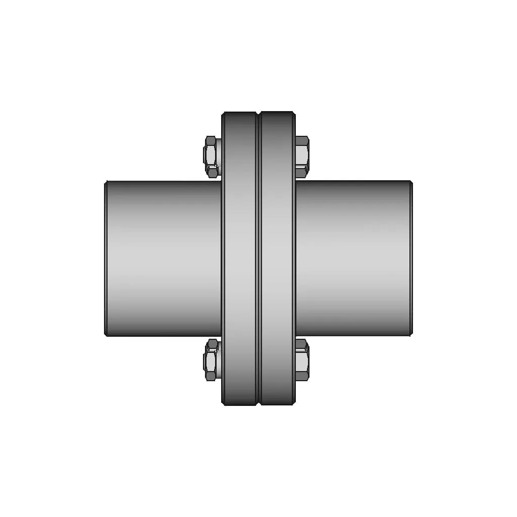 Rigid Flange Coupling 16 | CAD Model for Energy Systems_0_0_degree_snapshot