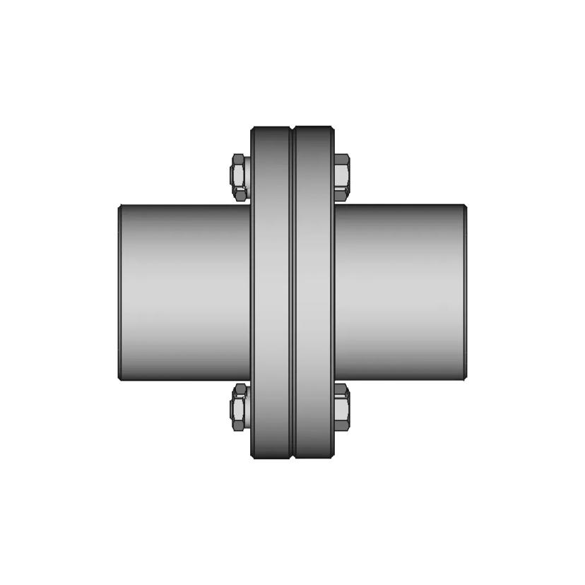 Rigid Flange Coupling 16 | CAD Model for Energy Systems