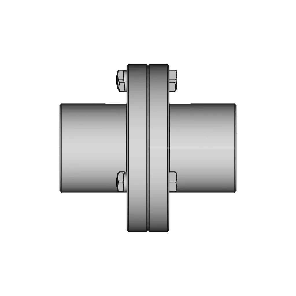 Rigid Flange Coupling 16 | CAD Model for Energy Systems_270_0_degree_snapshot