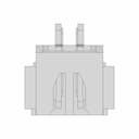 Jst Xh 2 5Mm Smd Parametric Model Schematics | CAD Model for Energy Systems_0_0_degree_snapshot