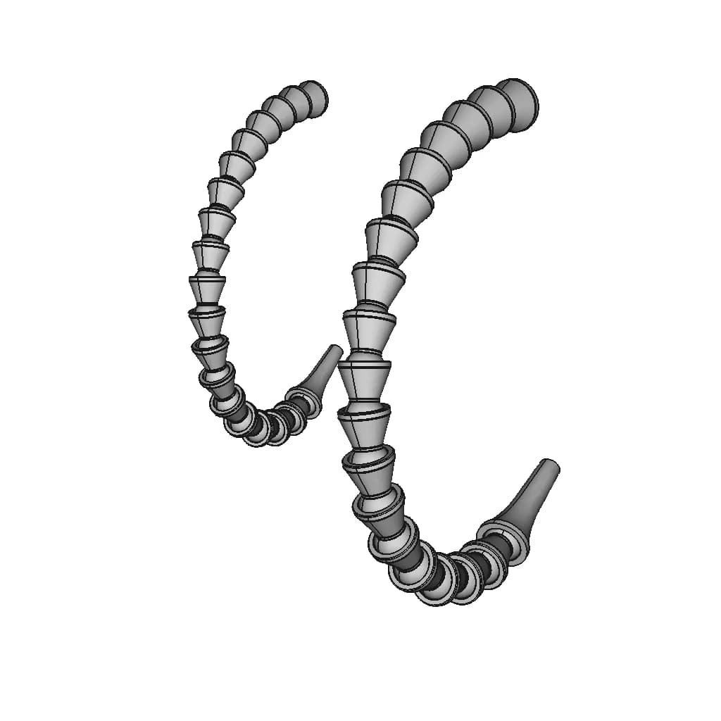 Manguera Flexible 1 | CAD Model for Energy Systems_60_30_degree_snapshot