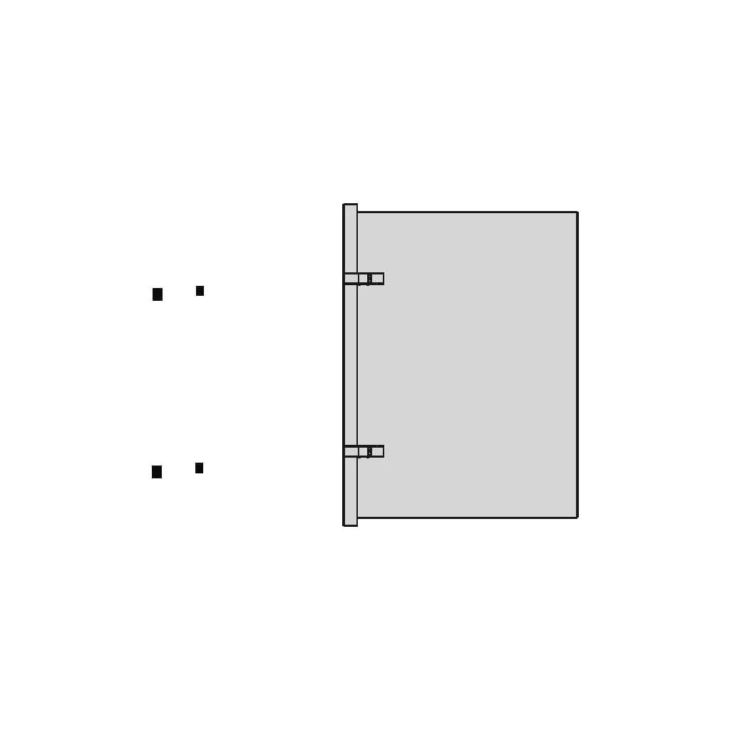 Double Door Electrical Cabinet 500X400X300 1 | CAD Model for Energy Systems_0_90_degree_snapshot