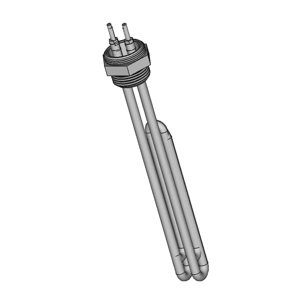 Screw Type Plug Heater Pt1 1 | CAD Model for Energy Systems_60_30_degree_snapshot