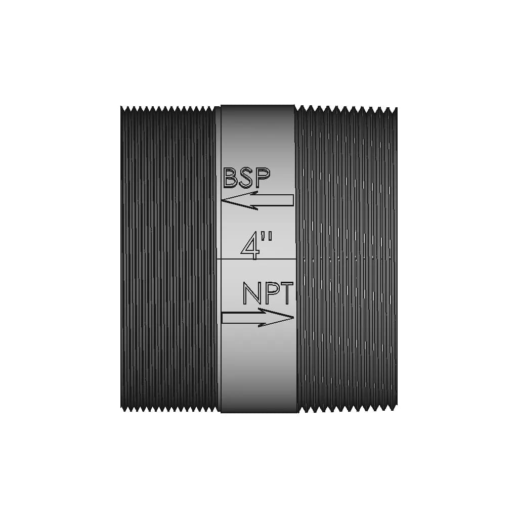 Pvc Nipple 4 Inch 1 | CAD Model for Energy Systems_0_0_degree_snapshot