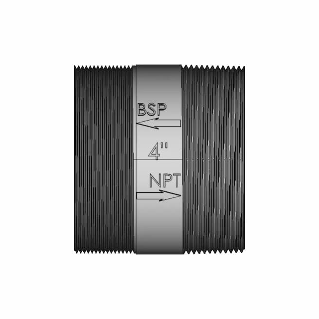 Pvc Nipple 4 Inch 1 | CAD Model for Energy Systems