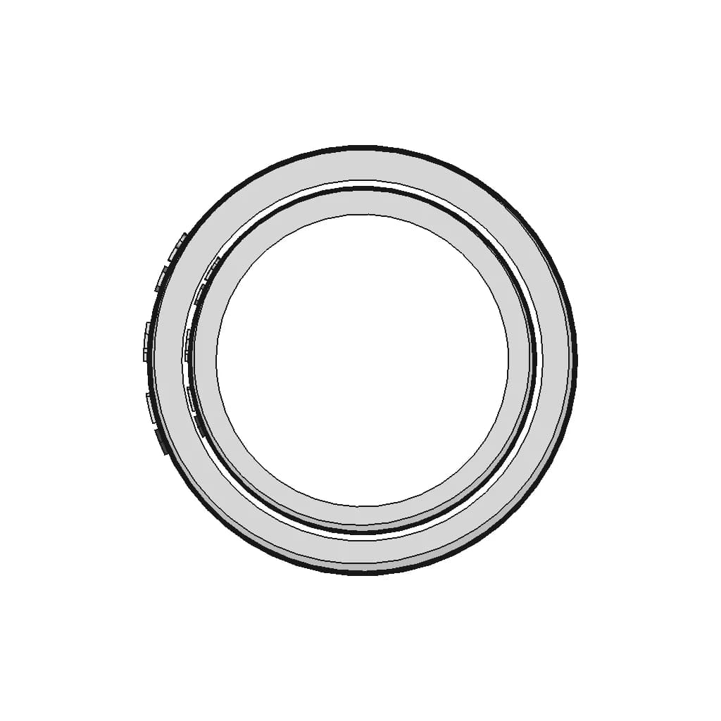 Pvc Nipple 4 Inch 1 | CAD Model for Energy Systems_0_90_degree_snapshot