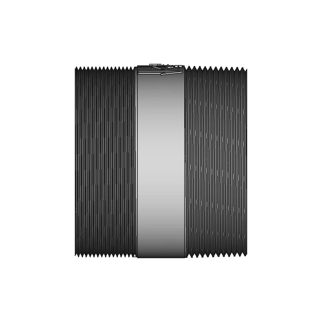 Pvc Nipple 4 Inch 1 | CAD Model for Energy Systems_90_0_degree_snapshot