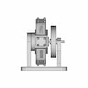 Six Cylinder Radial Piston Engine 1 | CAD Model for Energy Systems_0_0_degree_snapshot