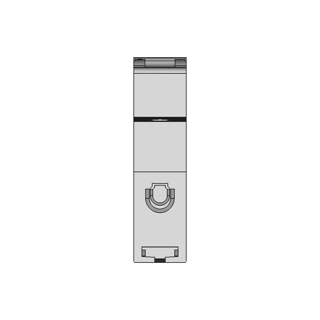 Circuit Breaker Schneider Electric Ba63 161C 1P 16 | CAD Model for Energy Systems_0_270_degree_snapshot