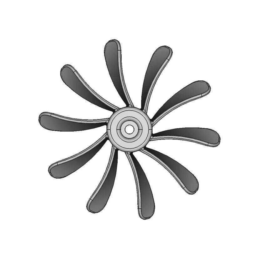 Propeller O100 Mm 1 | CAD Model for Energy Systems