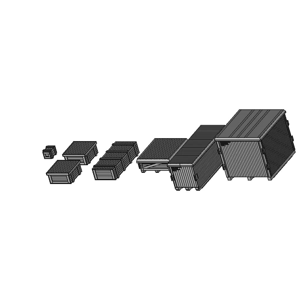 Wooden Packaging 2 | CAD Model for Energy Systems_60_30_degree_snapshot