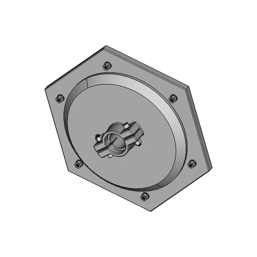 Generatore Eolico Wind Power Generator 1 | CAD Model for Energy Systems_60_30_degree_snapshot