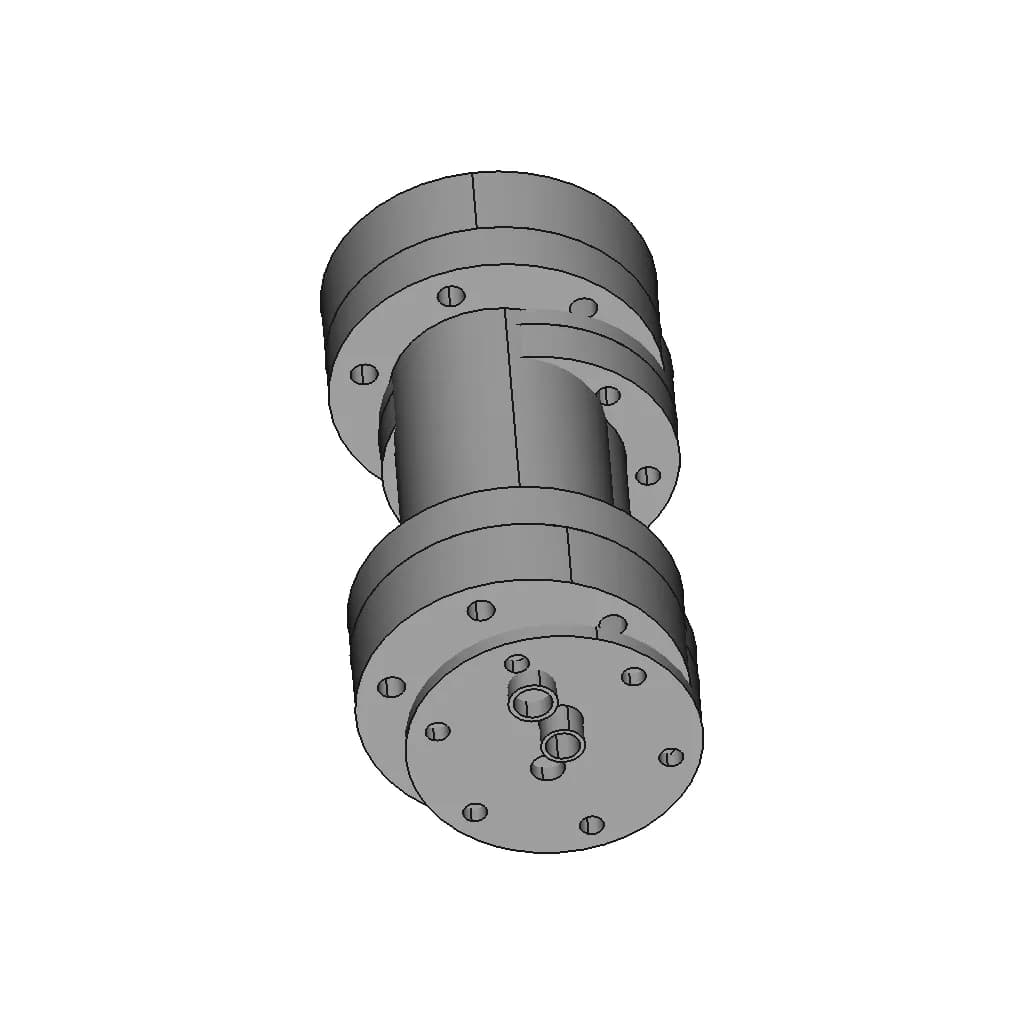 Px With Rotor And Cover For Ro System | CAD Model for Energy Systems_270_0_degree_snapshot