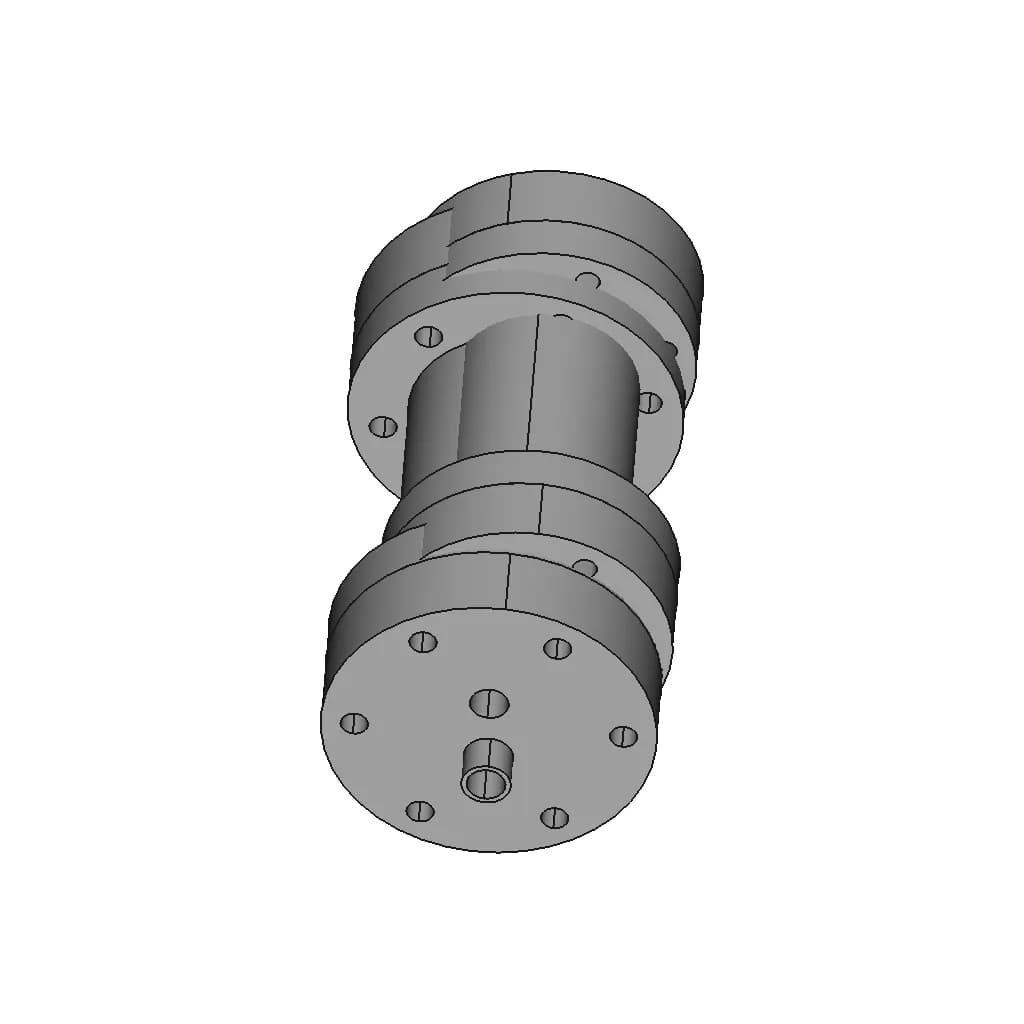 Px With Rotor And Cover For Ro System | CAD Model for Energy Systems_90_0_degree_snapshot