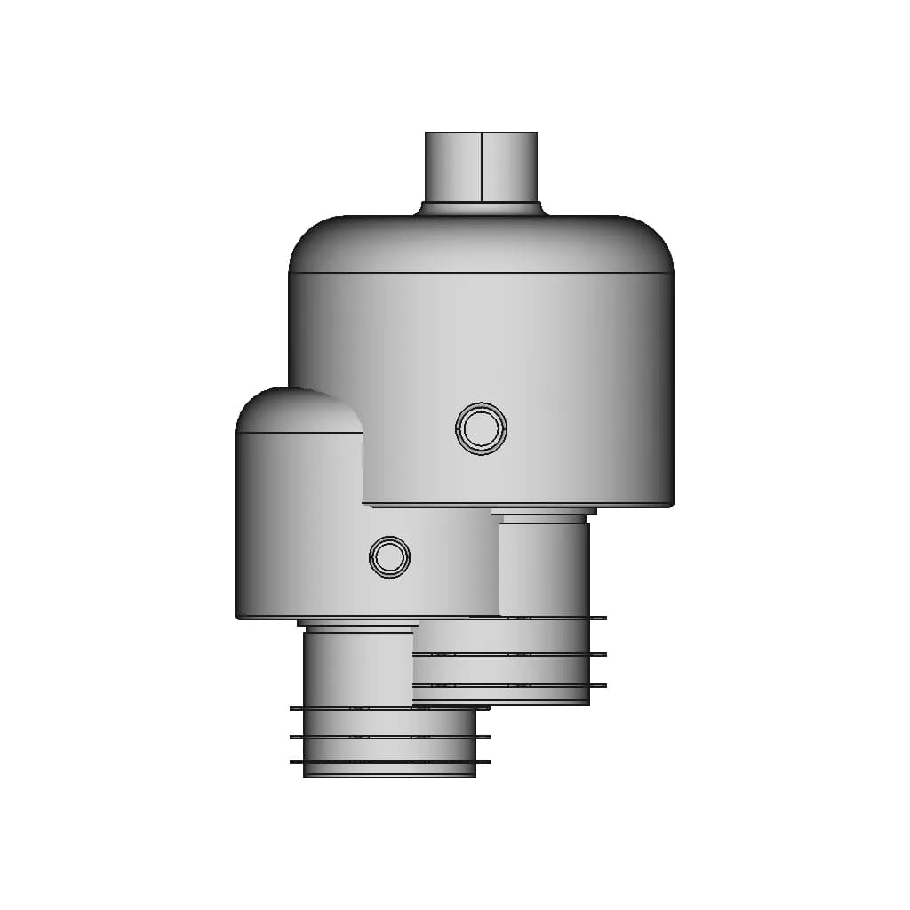 Eimac Water Cooled Power Triode 3Cv 1500 A7 | CAD Model for Energy Systems_0_0_degree_snapshot