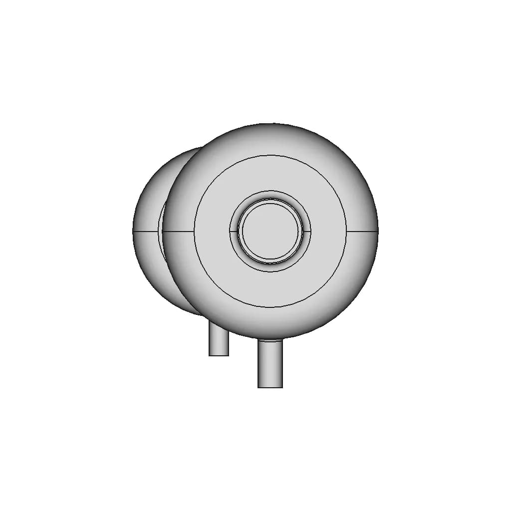 Eimac Water Cooled Power Triode 3Cv 1500 A7 | CAD Model for Energy Systems_270_0_degree_snapshot