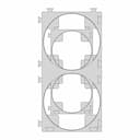 Holder 2X1 Lithium Ion Ifr26650 1 | CAD Model for Energy Systems_270_0_degree_snapshot