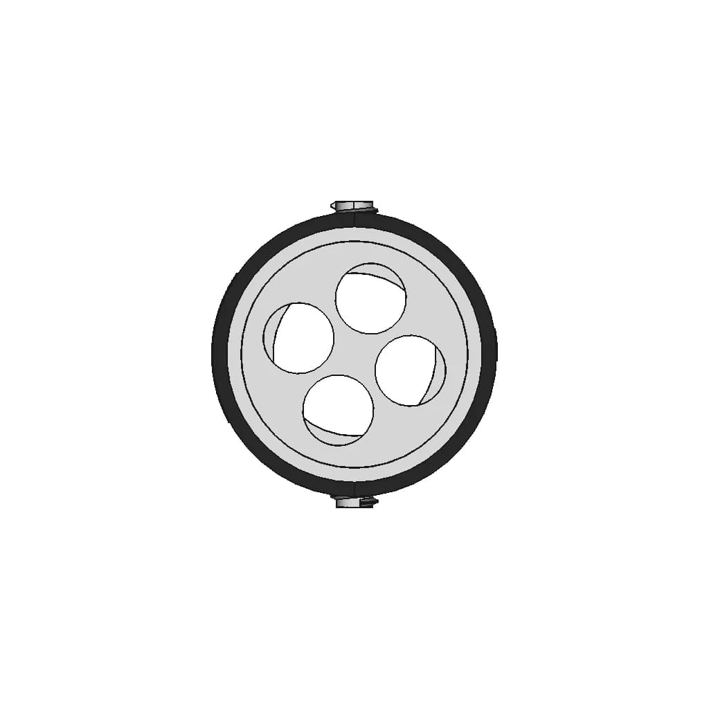 Viablue Sc 4 4 Cable Splitter 1 | CAD Model for Energy Systems_270_0_degree_snapshot