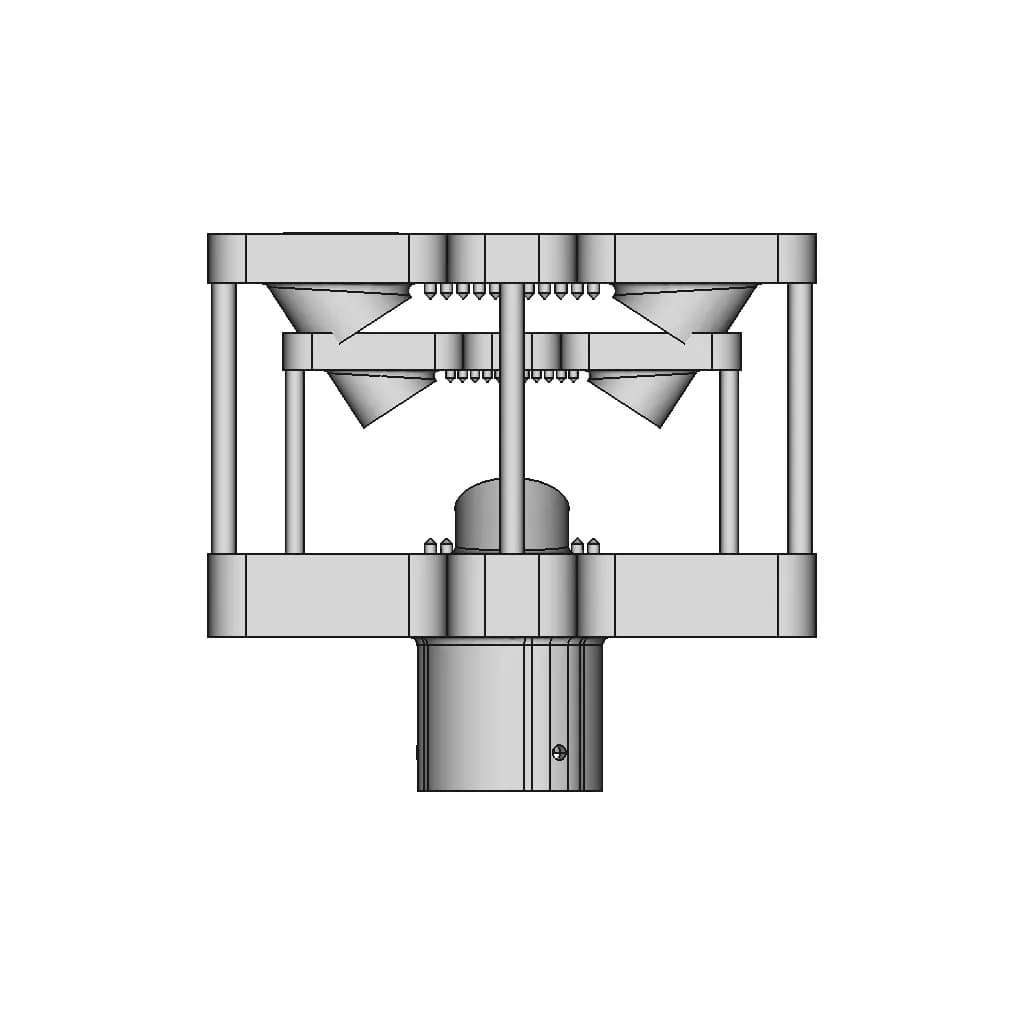 Li 550P Trisonica Mini Wind And Weather Sensors | CAD Model for Energy Systems_0_90_degree_snapshot