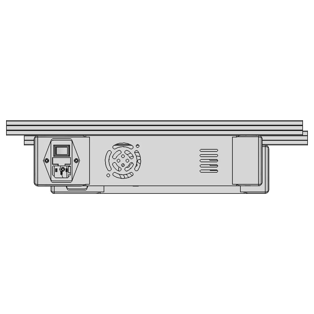 12V 30A Slim Psu Extrusion Mount Cover 1 | CAD Model for Energy Systems_0_90_degree_snapshot