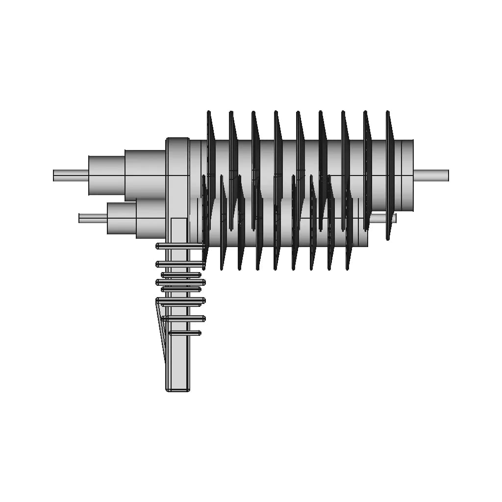 Surge Arrester 1 | CAD Model for Energy Systems_0_270_degree_snapshot