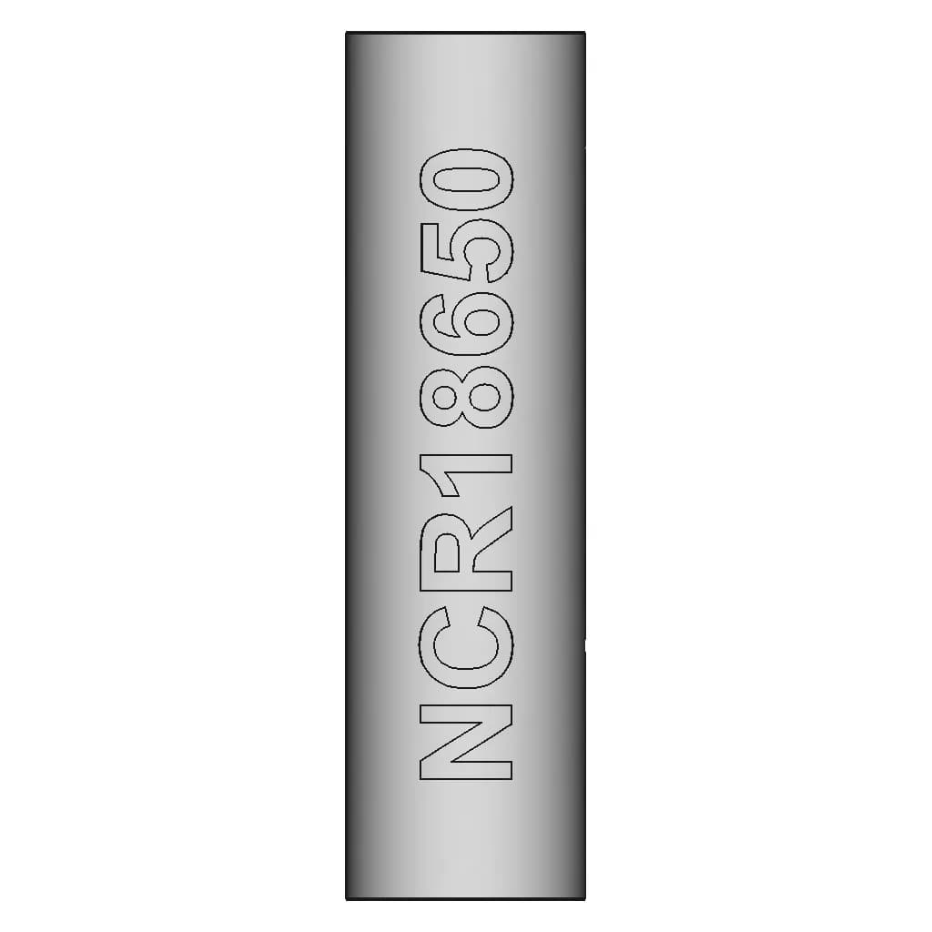 Ncr 18650 Battery 1 | CAD Model for Energy Systems_90_0_degree_snapshot