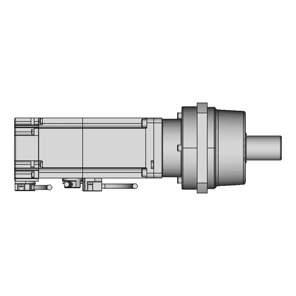 Planetary Gear Ac Servo Motor With Brake 11 | CAD Model for Energy Systems_0_270_degree_snapshot