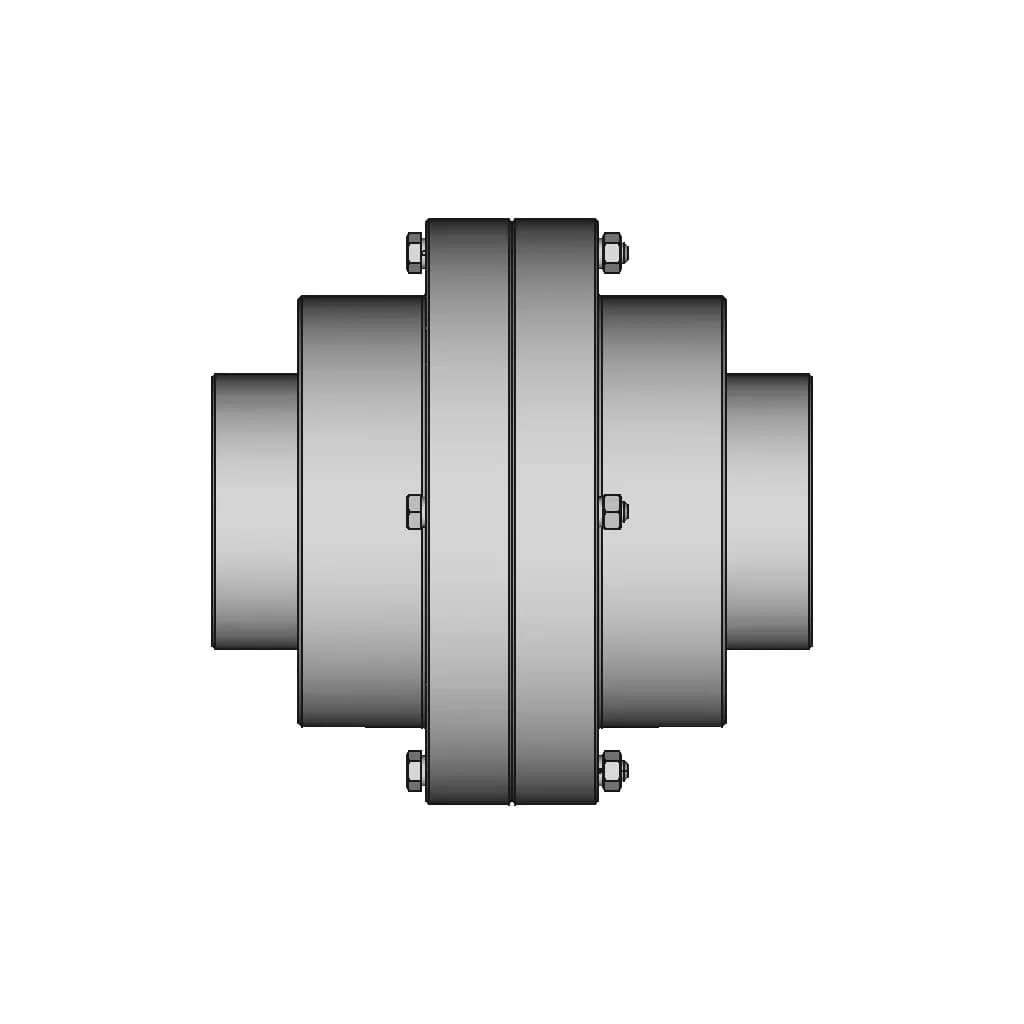 Gear Coupling 1600Nm D 55Mm 1 | CAD Model for Energy Systems_0_0_degree_snapshot