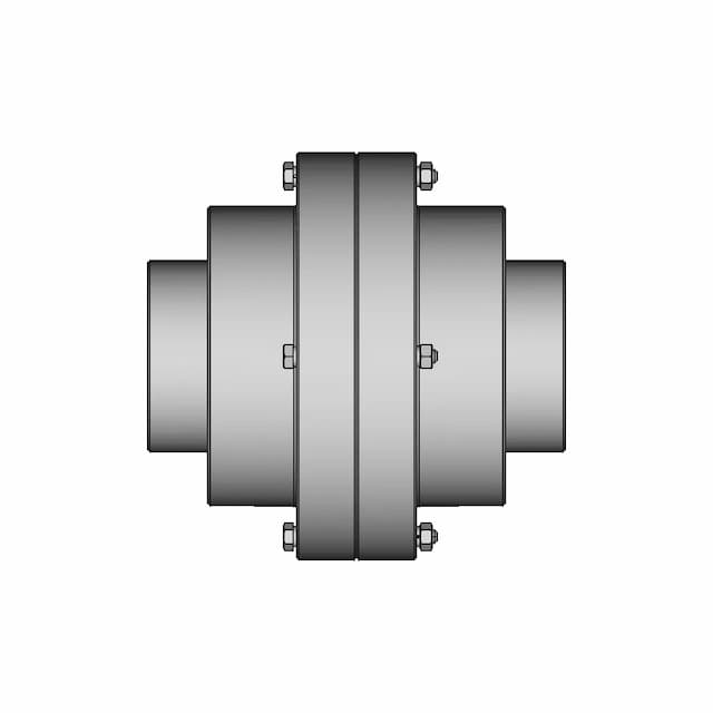 Gear Coupling 1600Nm D 55Mm 1 | CAD Model for Energy Systems