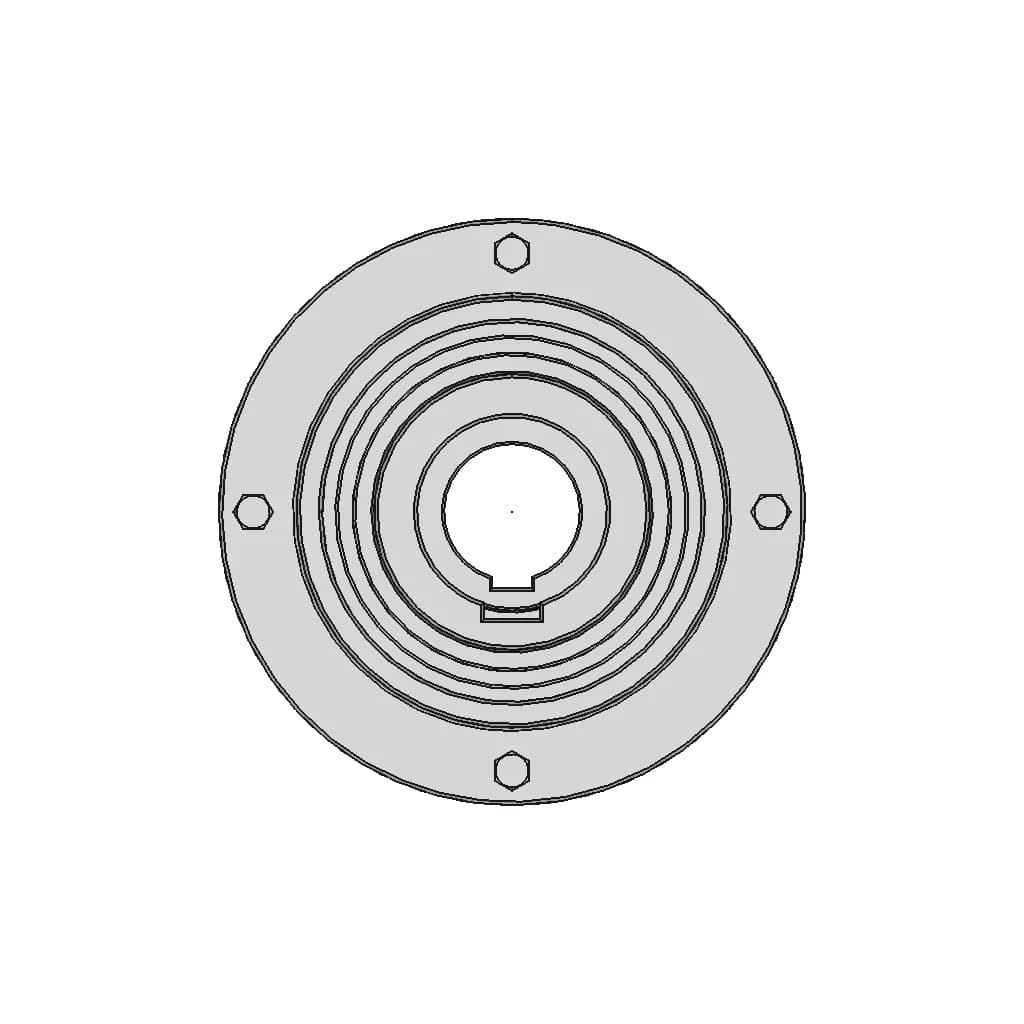 Gear Coupling 1600Nm D 55Mm 1 | CAD Model for Energy Systems_0_270_degree_snapshot