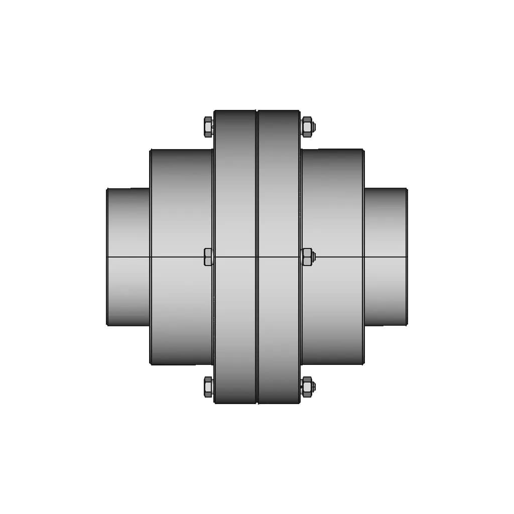 Gear Coupling 1600Nm D 55Mm 1 | CAD Model for Energy Systems_270_0_degree_snapshot