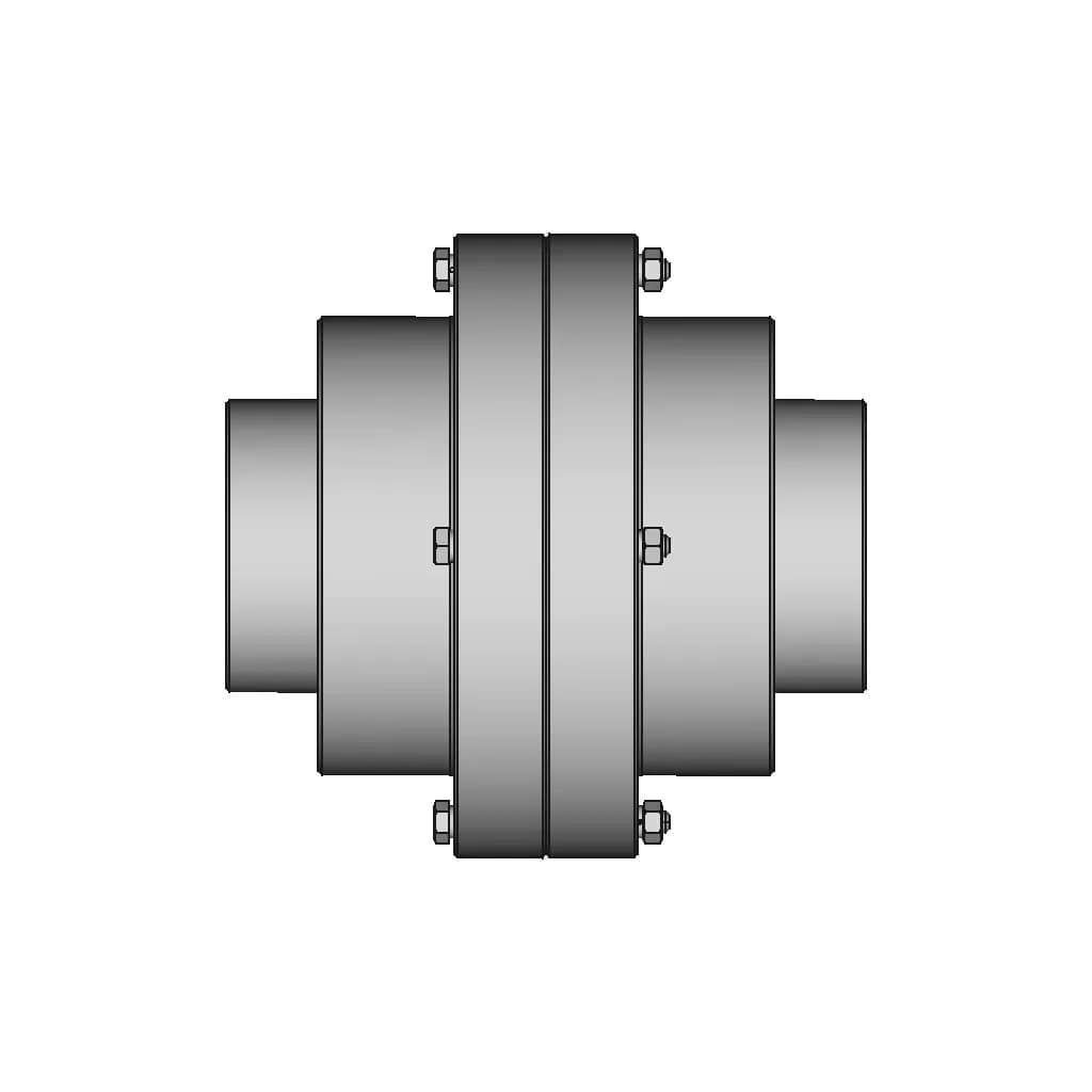 Gear Coupling 1600Nm D 55Mm 1 | CAD Model for Energy Systems_90_0_degree_snapshot