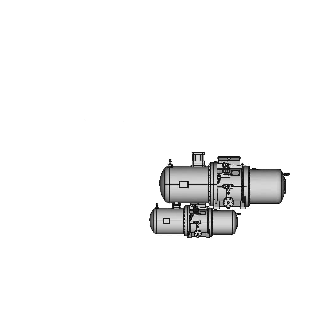 Air Cooled Screw Chiller 1 | CAD Model for Energy Systems_0_270_degree_snapshot