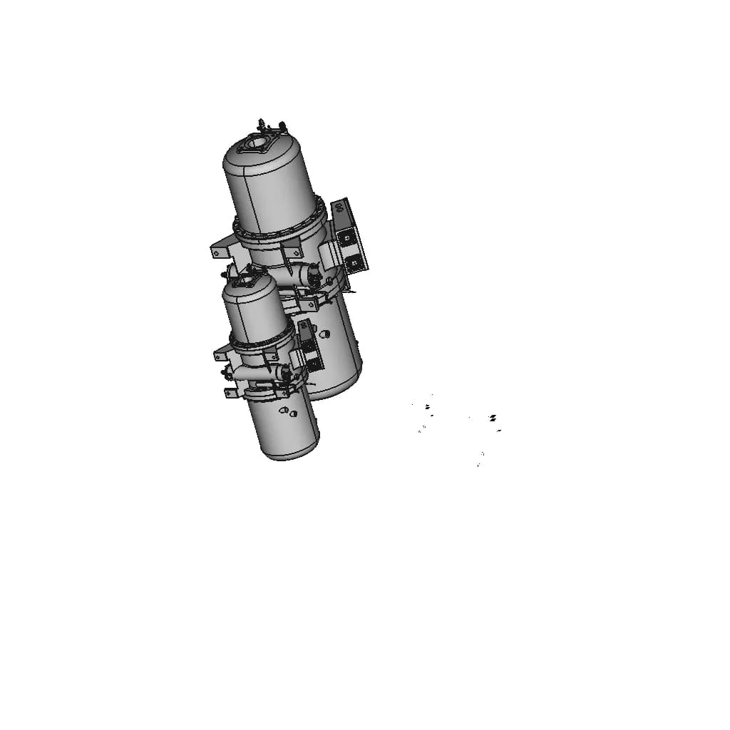 Air Cooled Screw Chiller 1 | CAD Model for Energy Systems_60_30_degree_snapshot