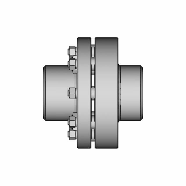 Elastic Sleeve Pin Coupling 5 | CAD Model for Energy Systems