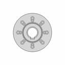 Elastic Sleeve Pin Coupling 5 | CAD Model for Energy Systems_0_270_degree_snapshot