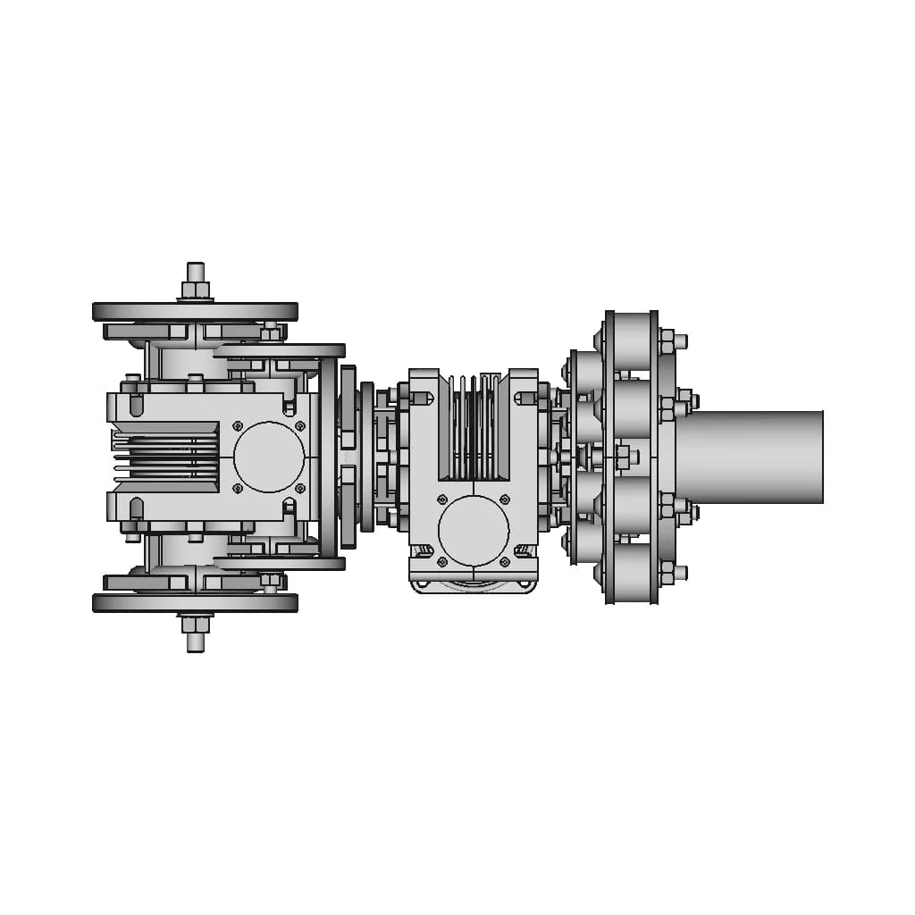 Nmrv030 050 Worm Reducers 1 | CAD Model for Energy Systems_0_90_degree_snapshot