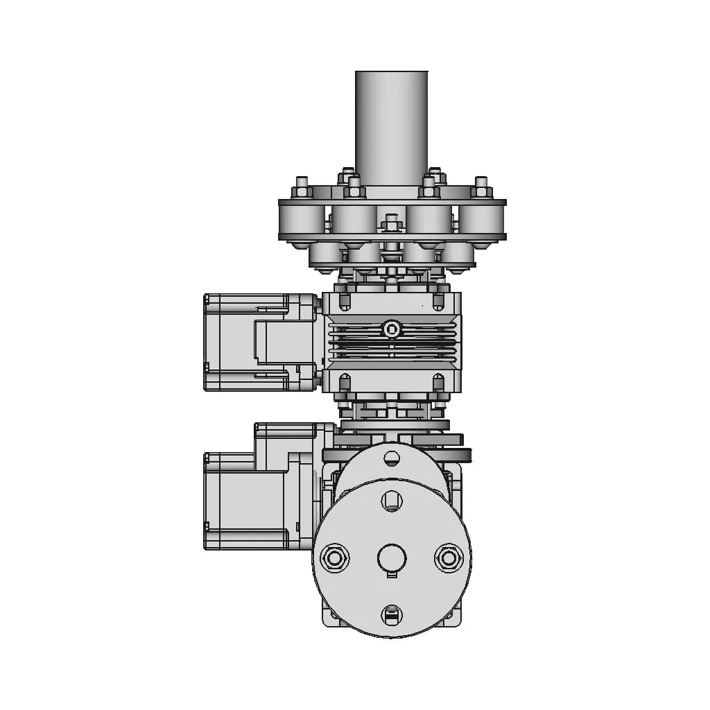 Nmrv030 050 Worm Reducers 1 | CAD Model for Energy Systems_270_0_degree_snapshot