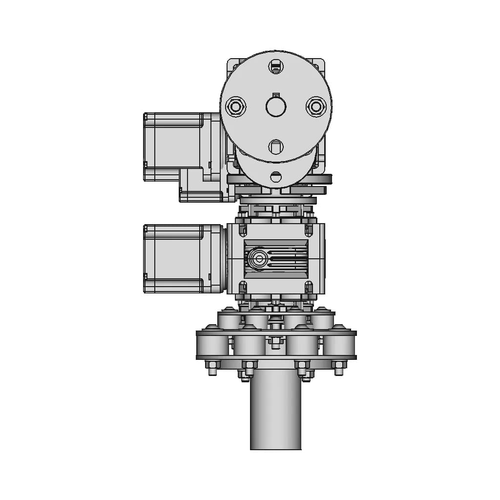 Nmrv030 050 Worm Reducers 1 | CAD Model for Energy Systems_90_0_degree_snapshot