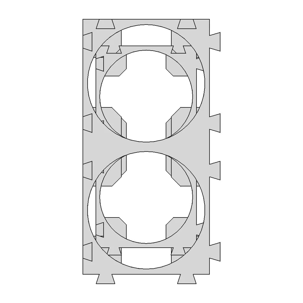 Holder Lithium Ion 18650 1 | CAD Model for Energy Systems_270_0_degree_snapshot