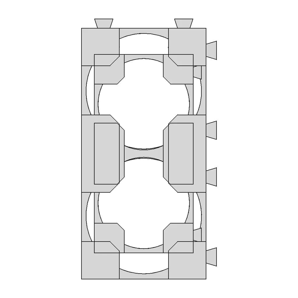 Holder Lithium Ion 18650 1 | CAD Model for Energy Systems_90_0_degree_snapshot
